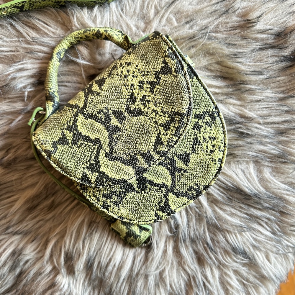 Snake Print Crossbody Bag